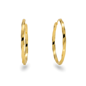 Brinco Argola Trançada 40 mm