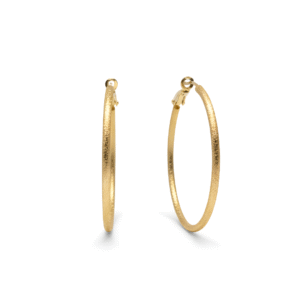 Brinco Argola Diamantada 40mm