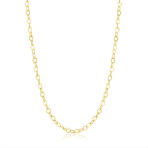 Choker Elos de Coração 4mm