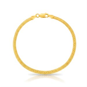Pulseira Pipoca - Banhado a Ouro